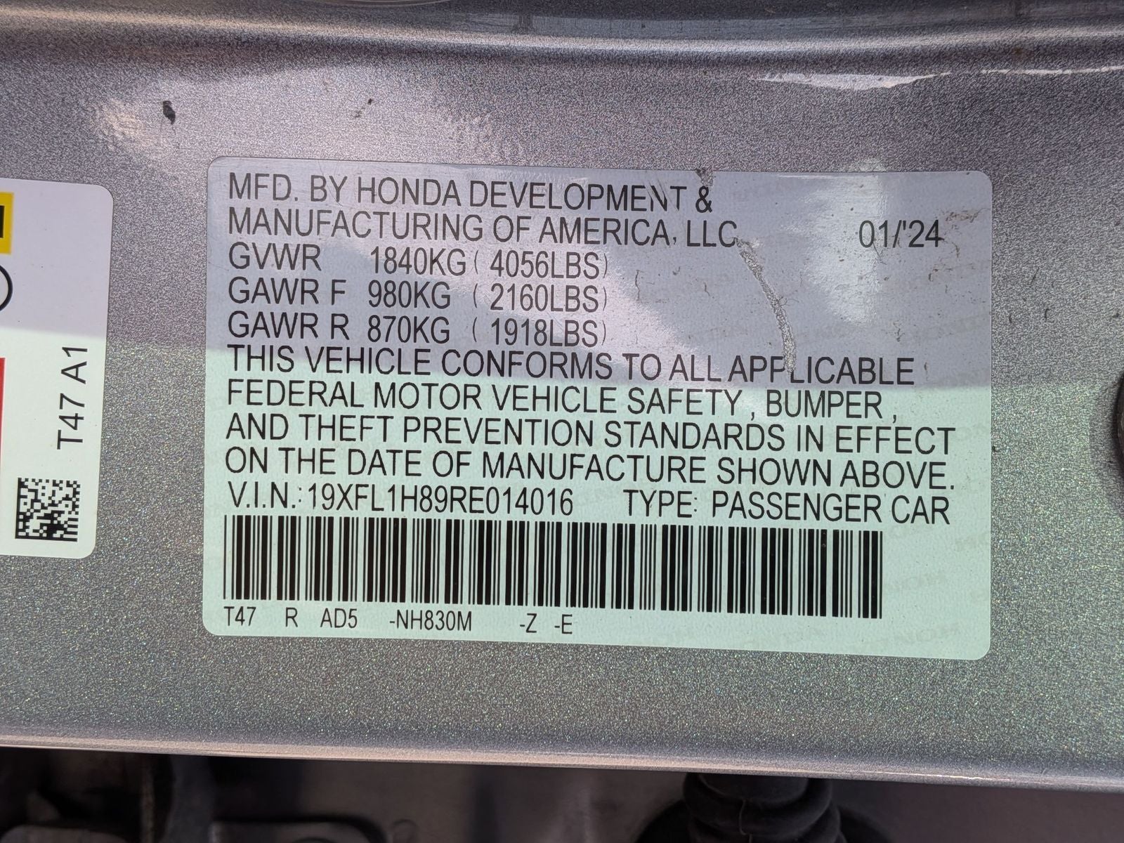 2024 Honda Civic Sport Touring