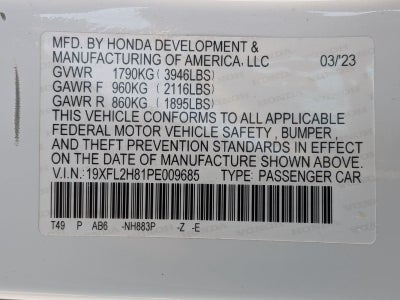 2023 Honda Civic Sport