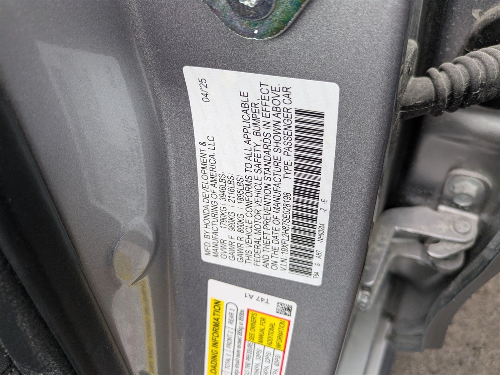 2025 Honda Civic Sport