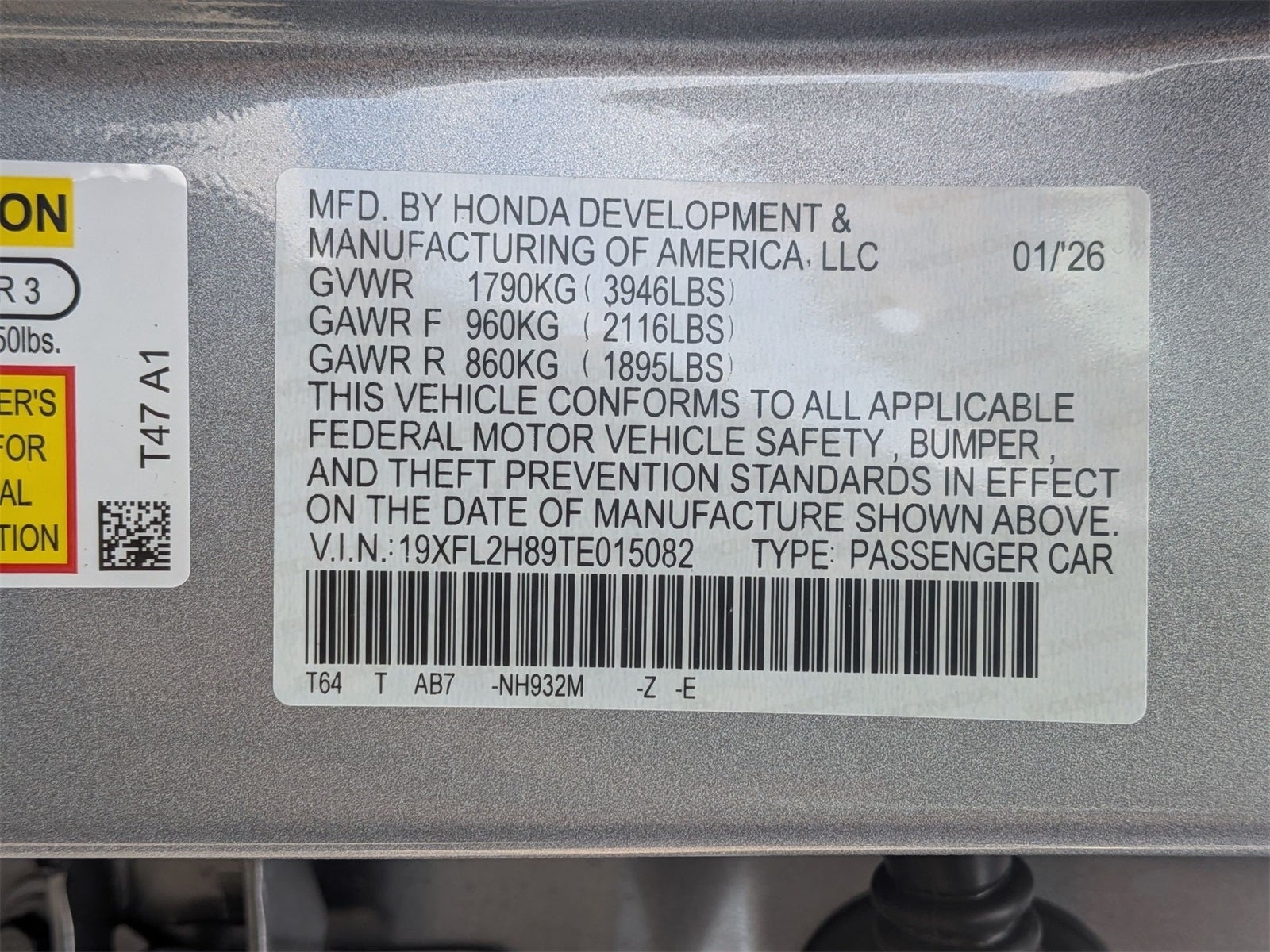 2026 Honda Civic Sport