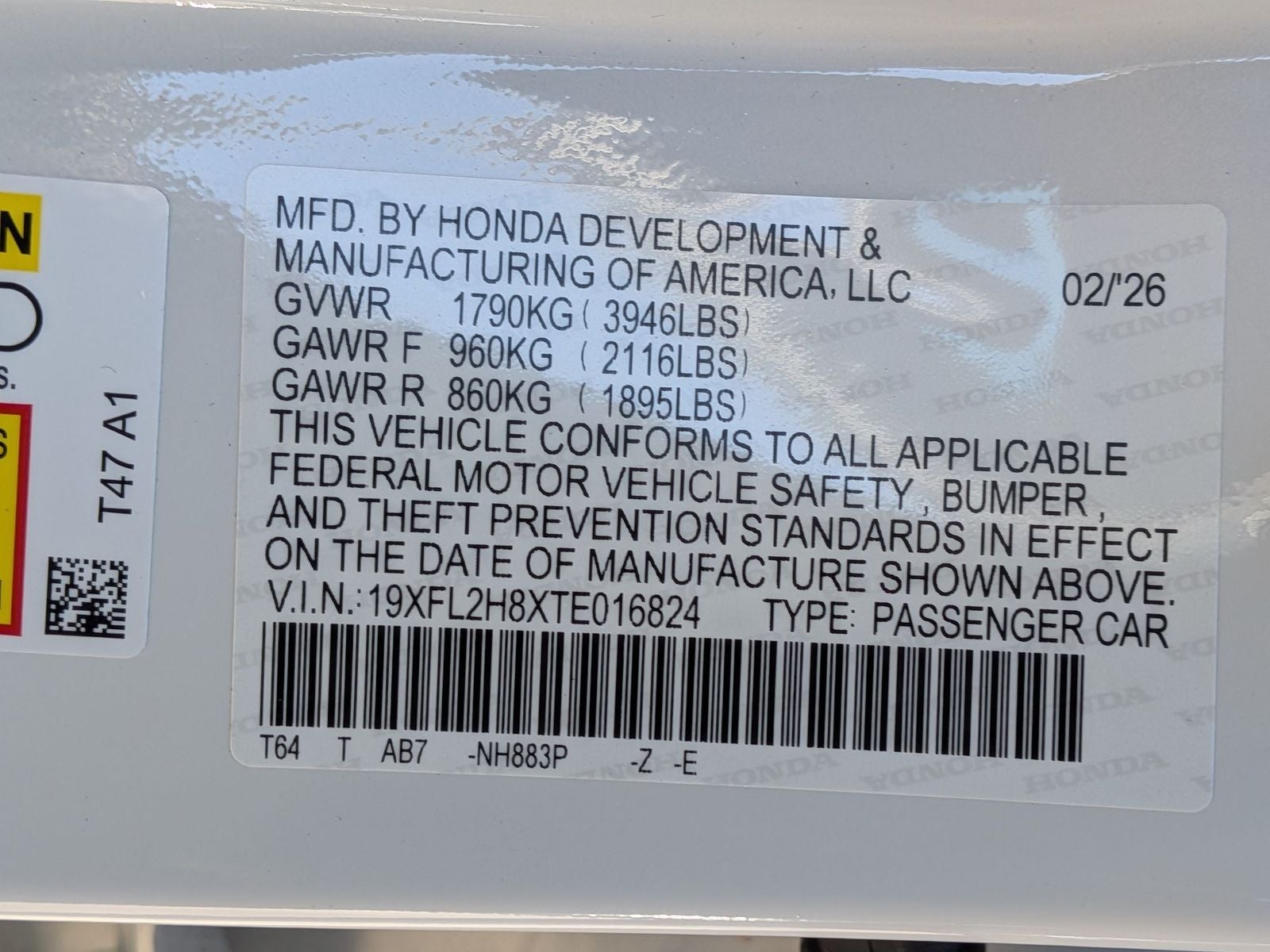 2026 Honda Civic Sport