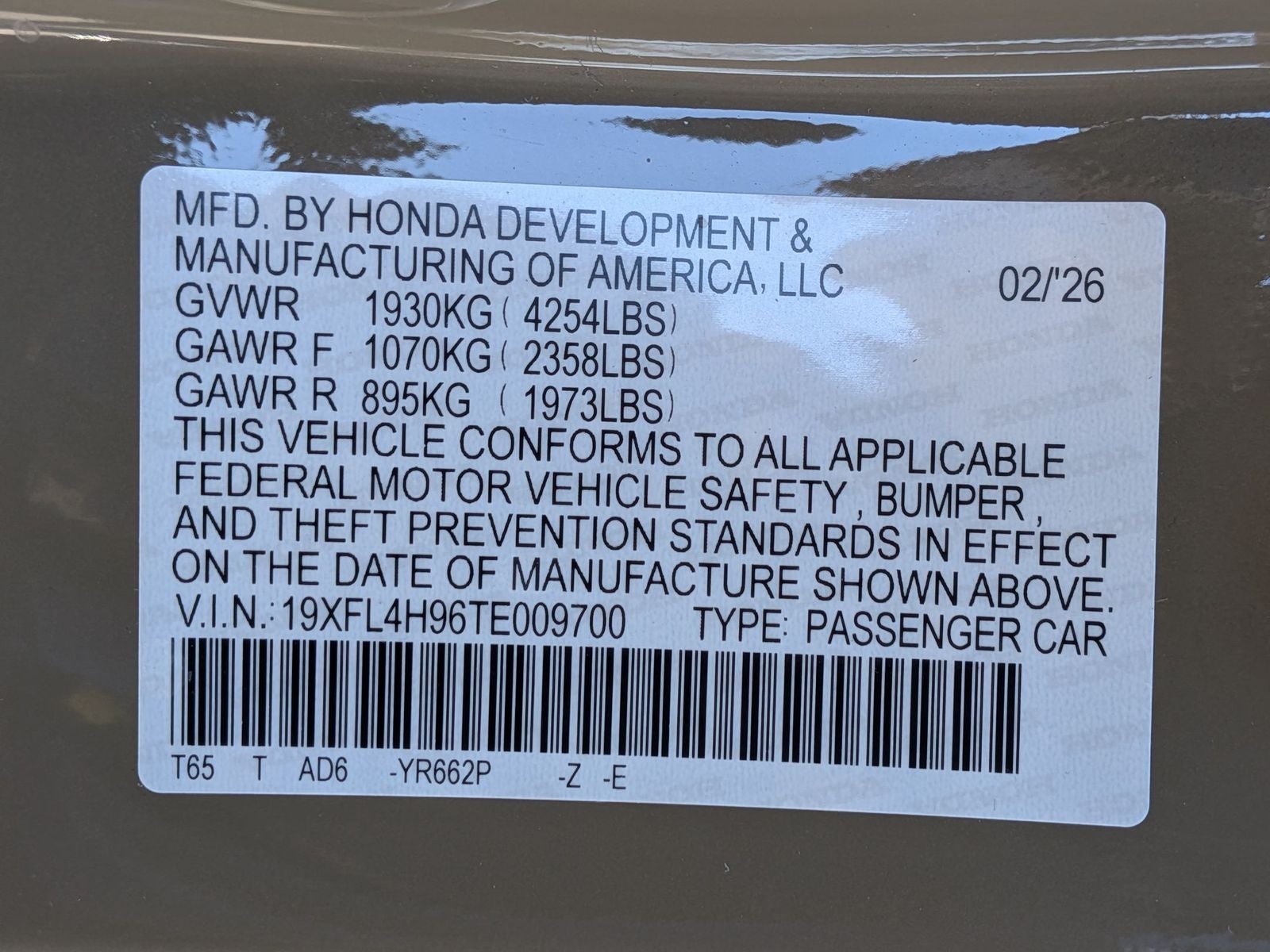 2026 Honda Civic Hybrid Sport Touring