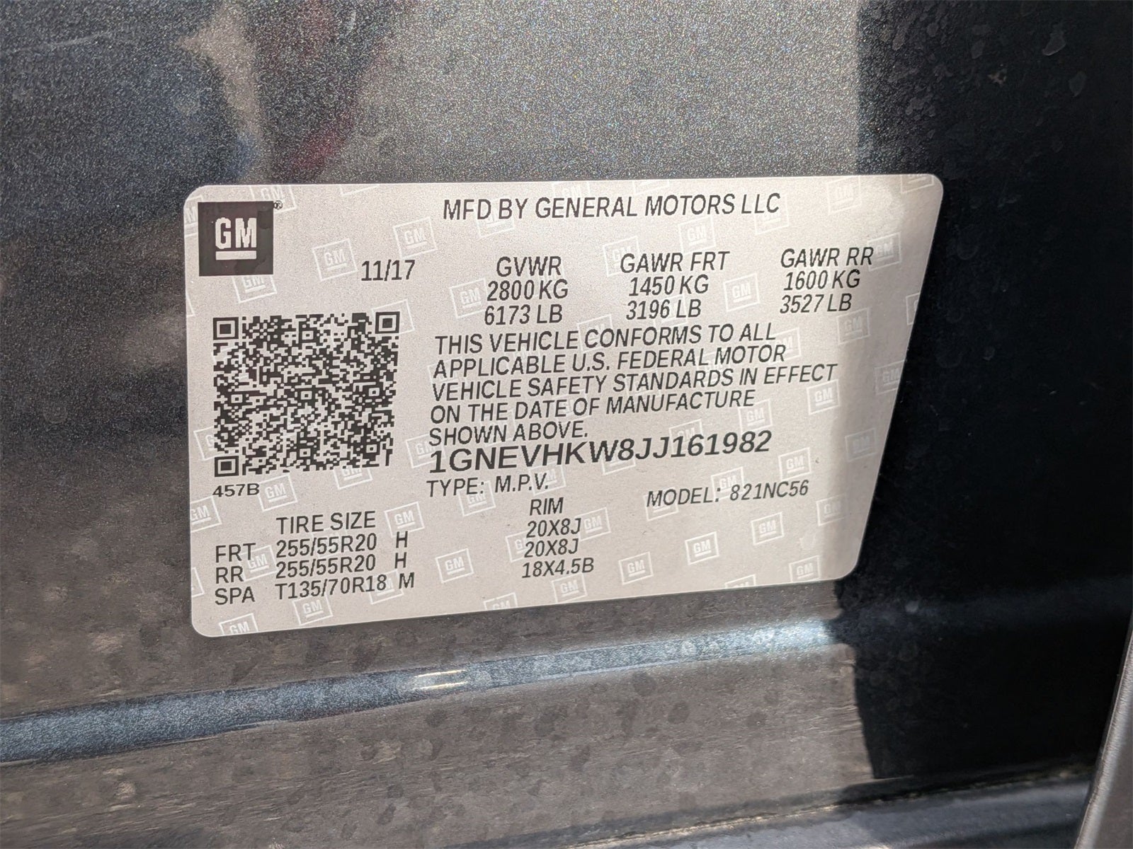 2018 Chevrolet Traverse 3LT