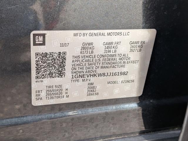 2018 Chevrolet Traverse 3LT