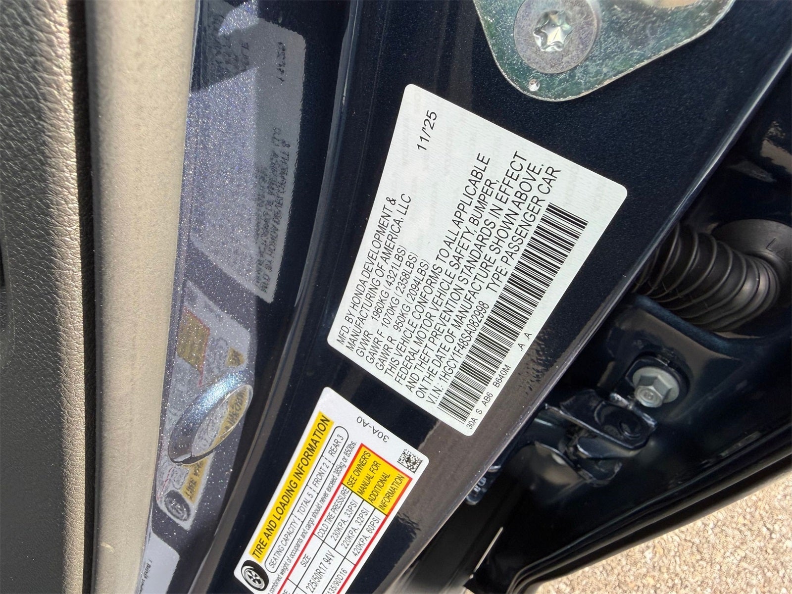 2025 Honda Accord SE