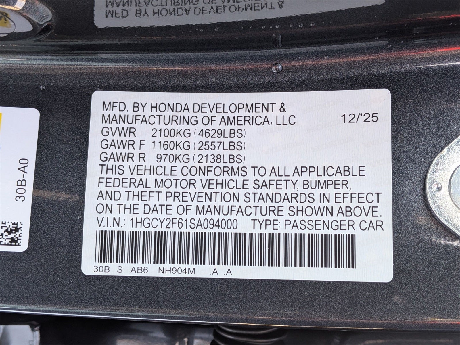 2025 Honda Accord Hybrid EX-L