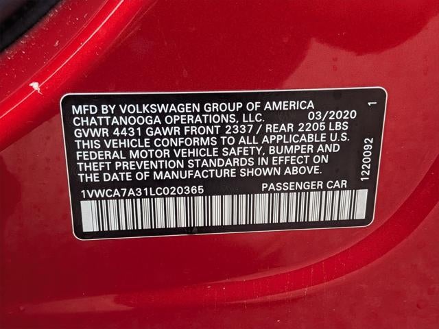 2020 Volkswagen Passat 2.0T SEL