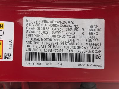 2025 Honda Civic Si Base