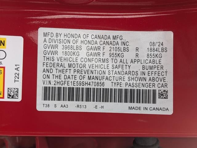 2025 Honda Civic Si Base