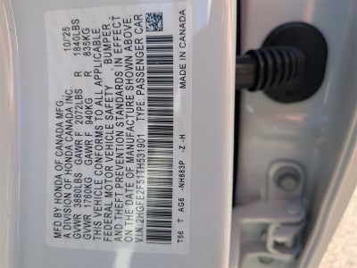 2026 Honda Civic Sport