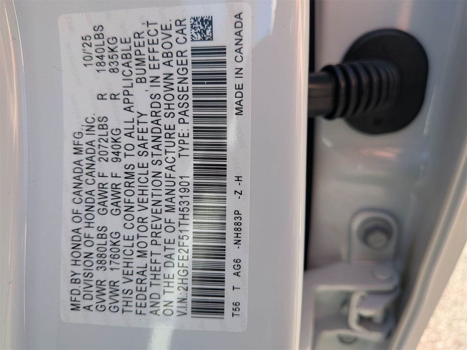 2026 Honda Civic Sport