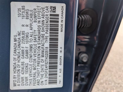 2026 Honda Civic Hybrid Sport Touring