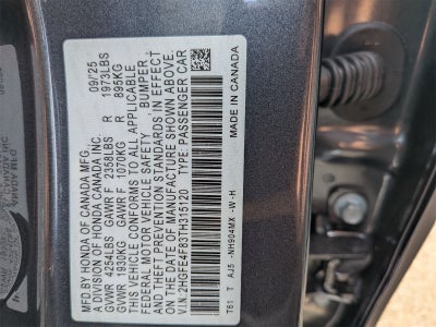 2026 Honda Civic Hybrid Sport Touring