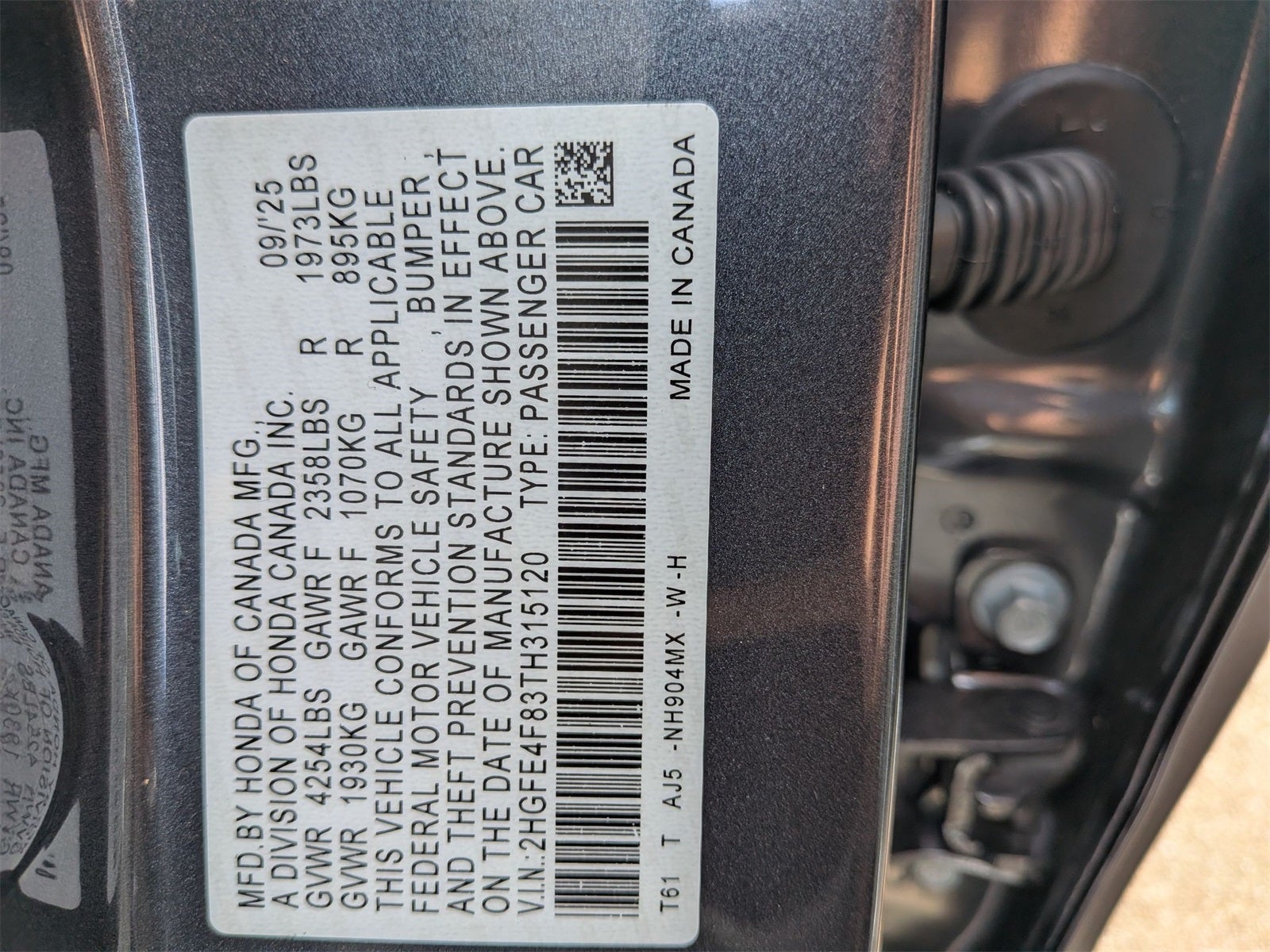 2026 Honda Civic Hybrid Sport Touring