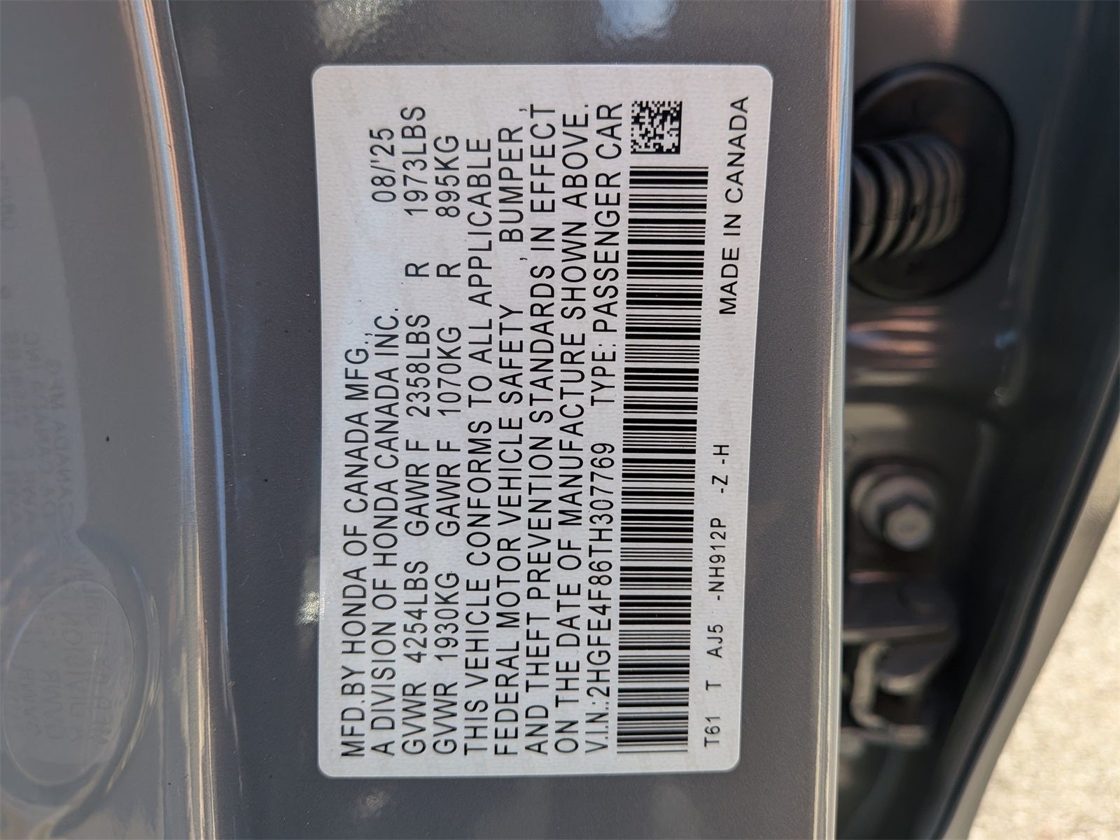 2026 Honda Civic Hybrid Sport Touring