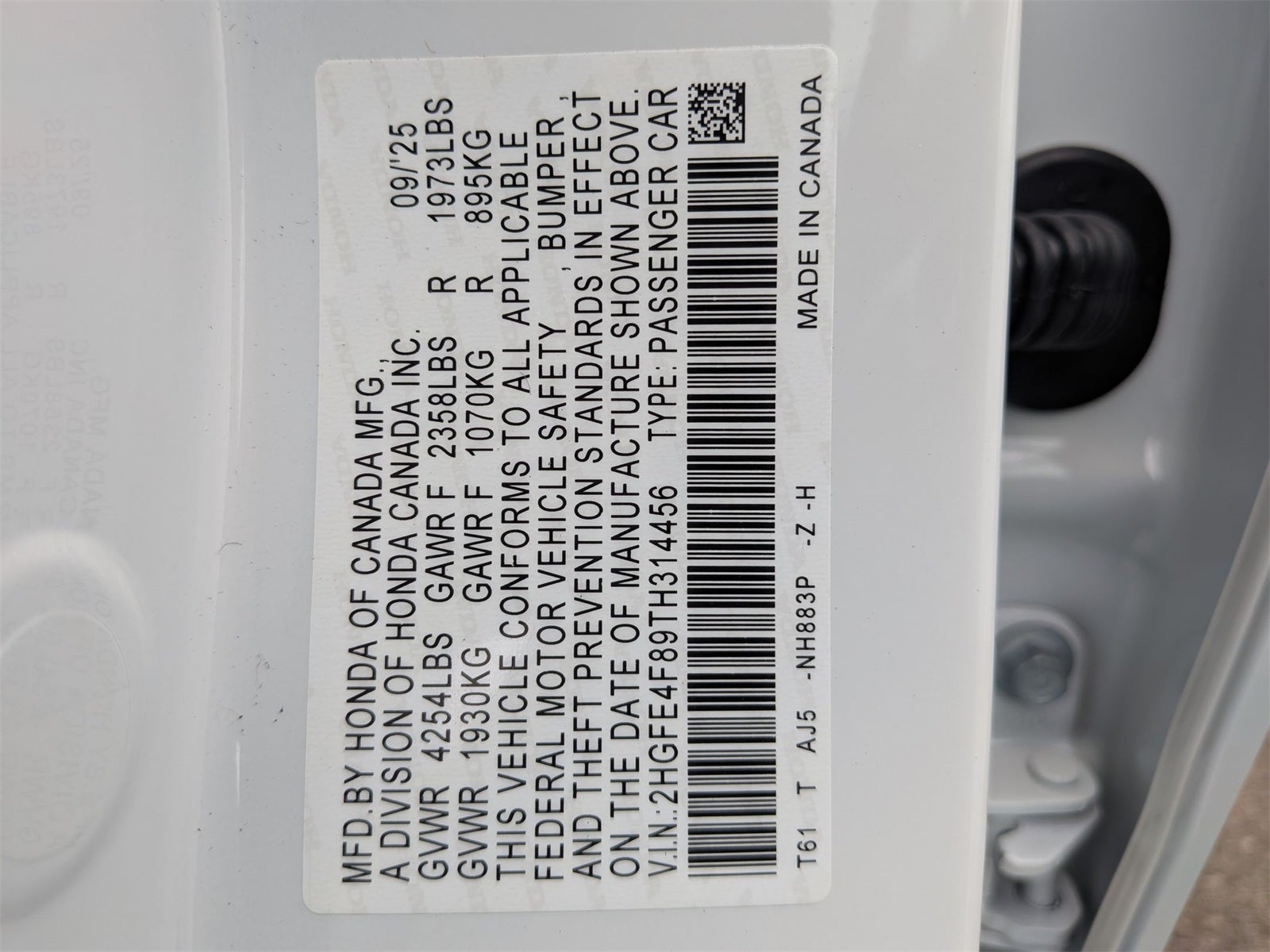 2026 Honda Civic Hybrid Sport Touring