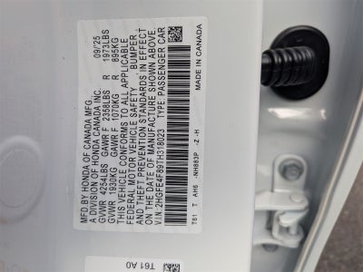 2026 Honda Civic Hybrid Sport