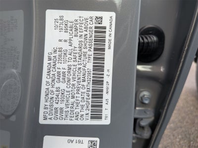 2026 Honda Civic Hybrid Sport Touring