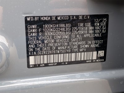 2026 Honda HR-V EX-L