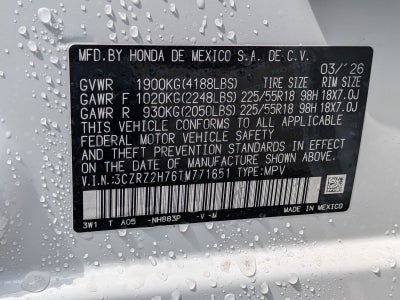 2026 Honda HR-V EX-L