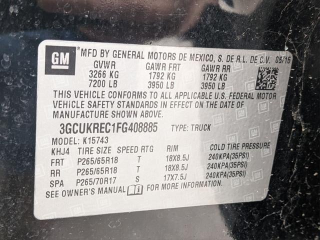 2015 Chevrolet Silverado 1500 LT LT2