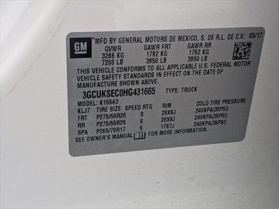 2017 Chevrolet Silverado 1500 LTZ 2LZ