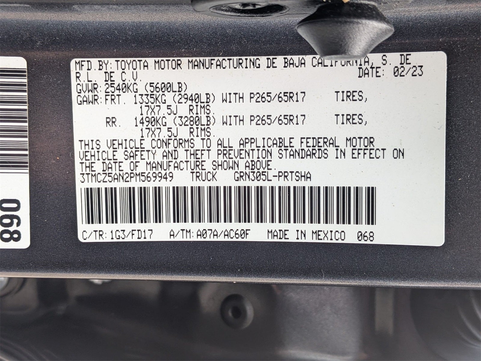 2023 Toyota Tacoma V6