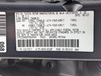 2023 Toyota Tacoma TRD Sport V6