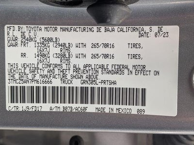 2023 Toyota Tacoma TRD Off-Road V6