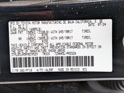 2024 Toyota Tacoma SR5