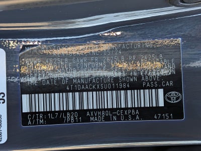 2025 Toyota Camry XSE