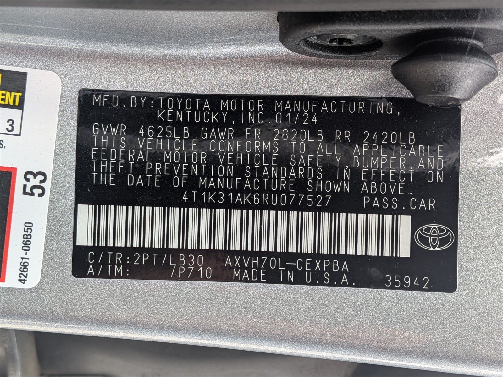 2024 Toyota Camry Hybrid XSE