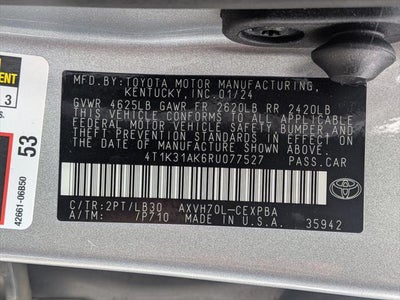 2024 Toyota Camry Hybrid XSE