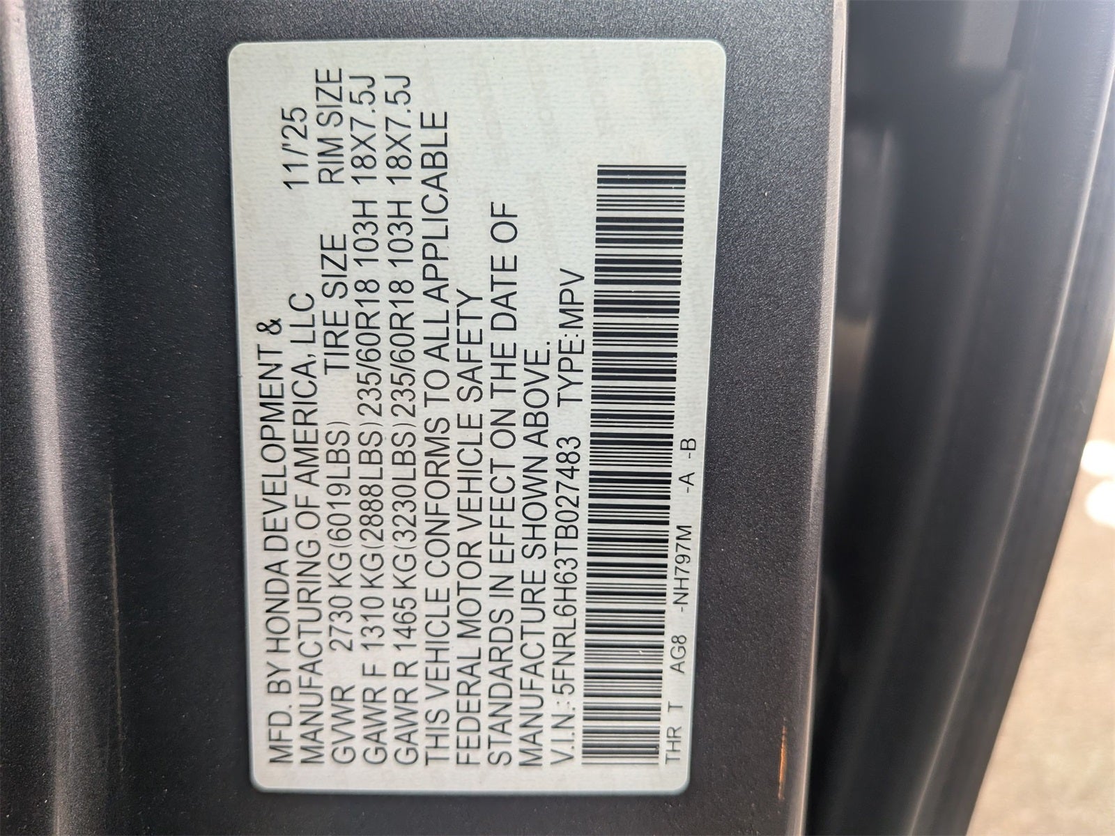 2026 Honda Odyssey EX-L