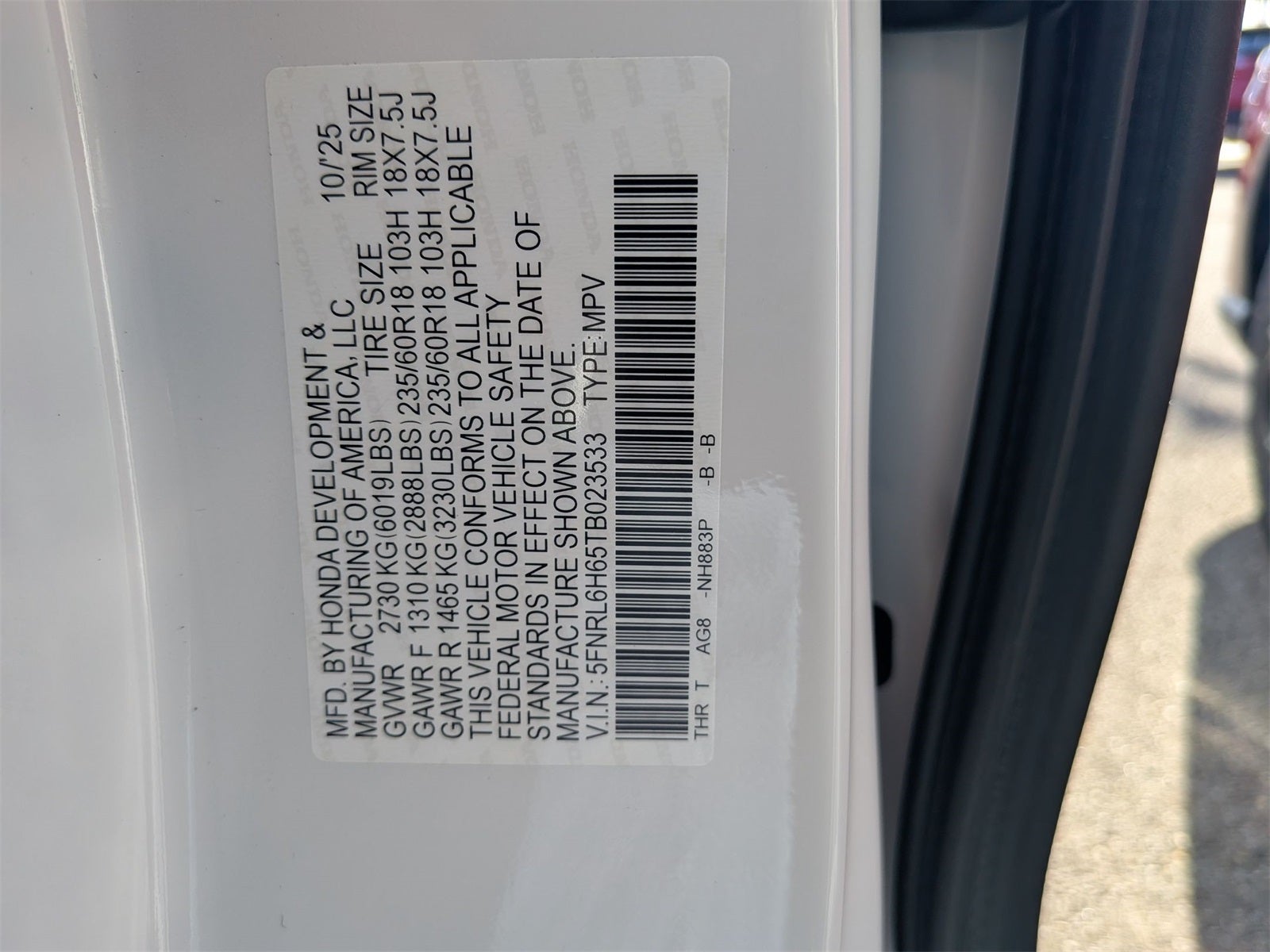 2026 Honda Odyssey EX-L