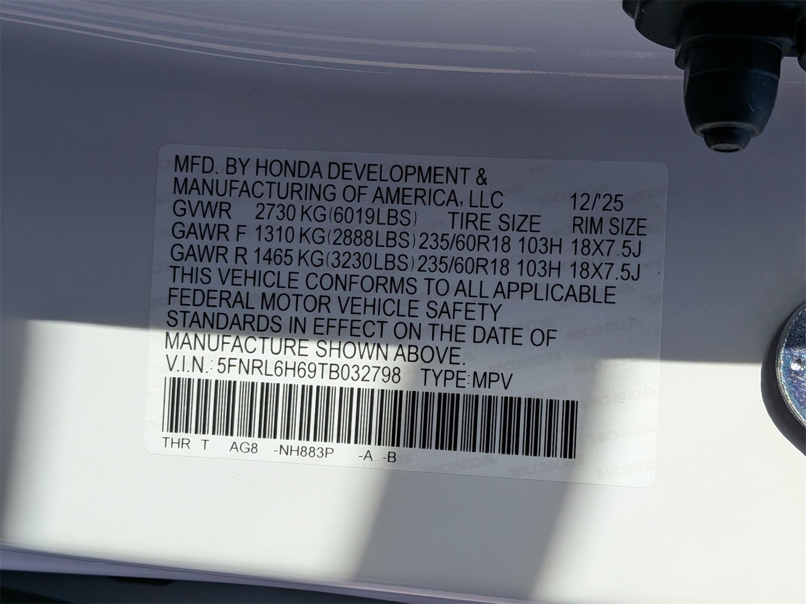 2026 Honda Odyssey EX-L