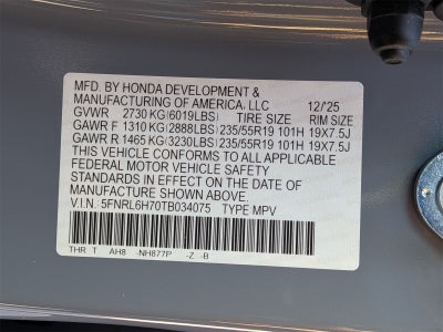 2026 Honda Odyssey Sport-L