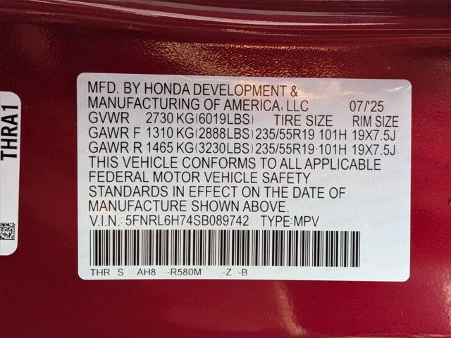 2025 Honda Odyssey Sport-L