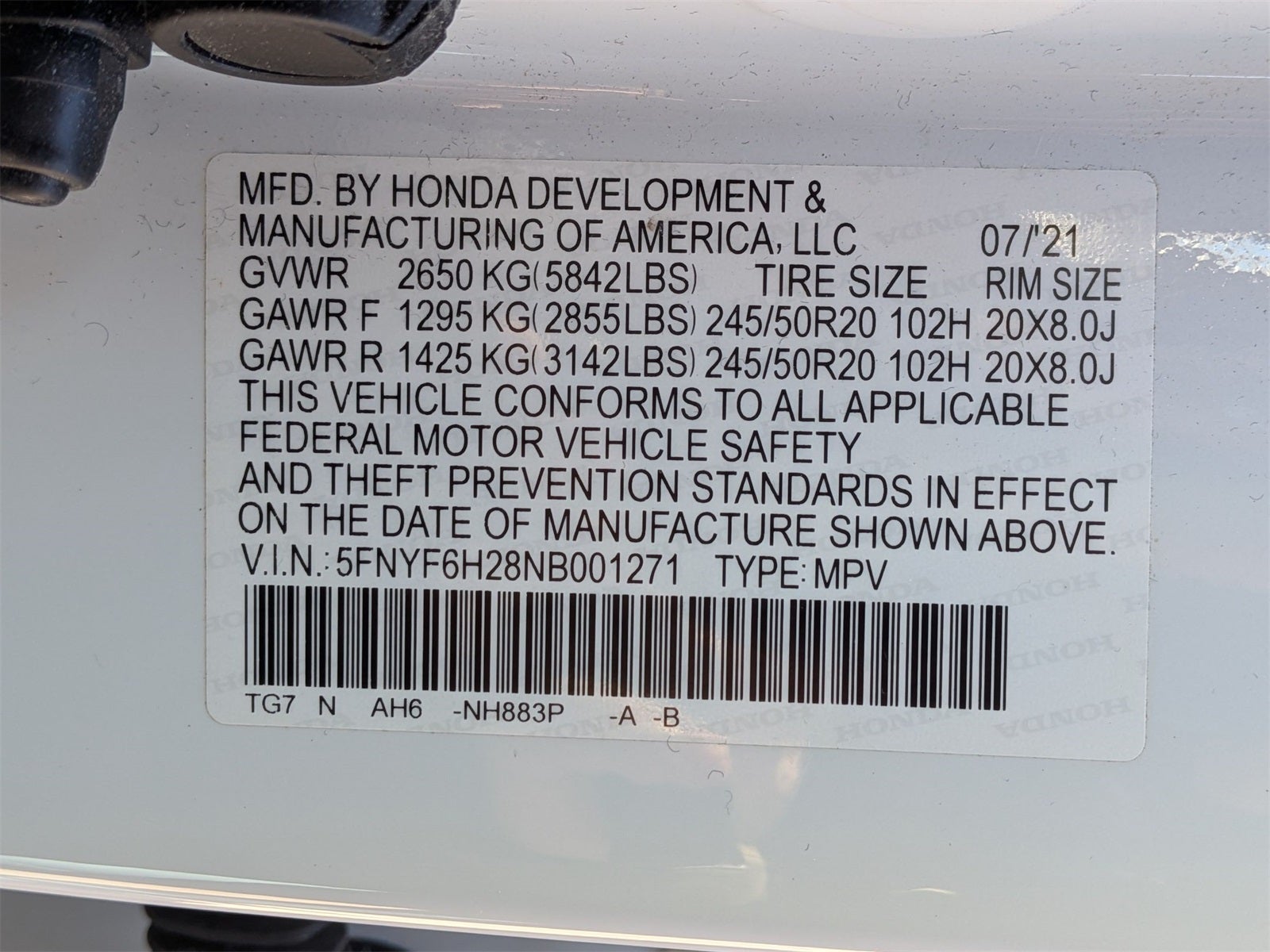 2022 Honda Pilot Special Edition