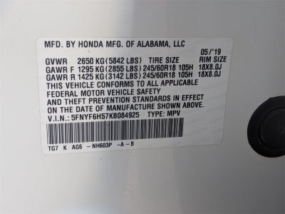 2019 Honda Pilot EX-L