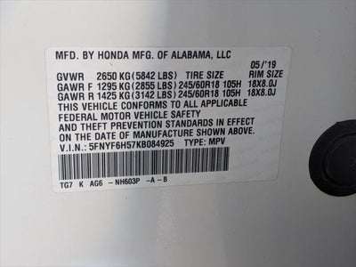 2019 Honda Pilot EX-L