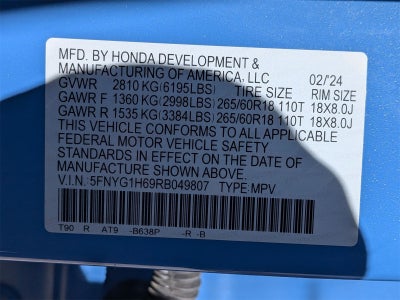 2024 Honda Pilot TrailSport