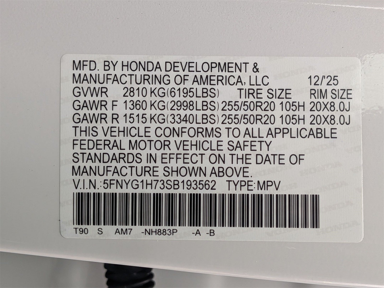 2025 Honda Pilot Touring