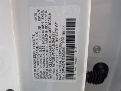 2026 Honda Ridgeline Black Edition