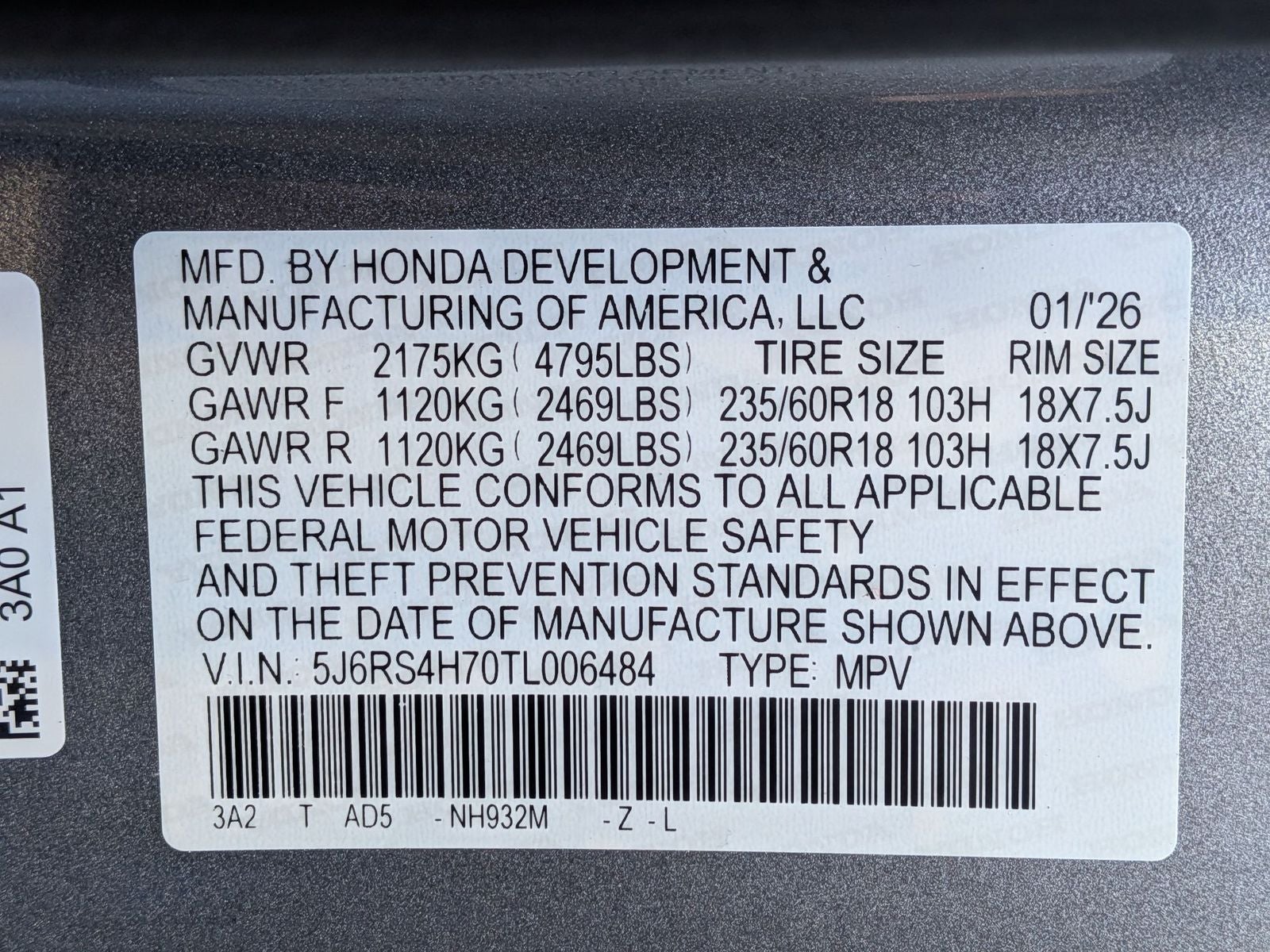 2026 Honda CR-V EX-L