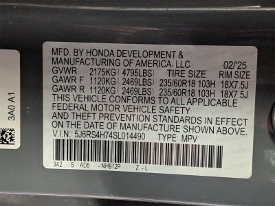 2025 Honda CR-V EX-L