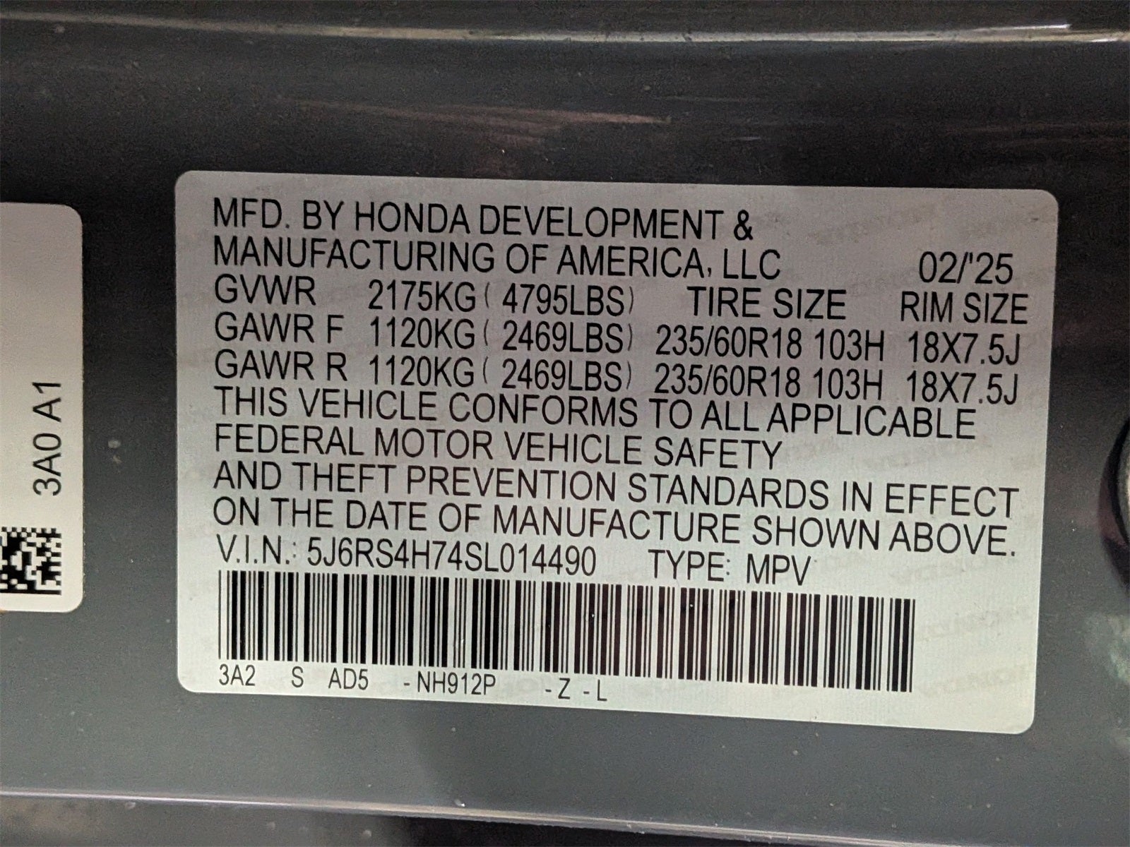 2025 Honda CR-V EX-L