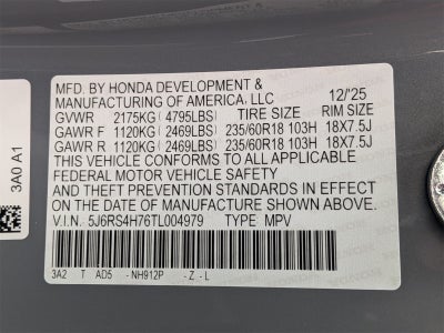 2026 Honda CR-V EX-L