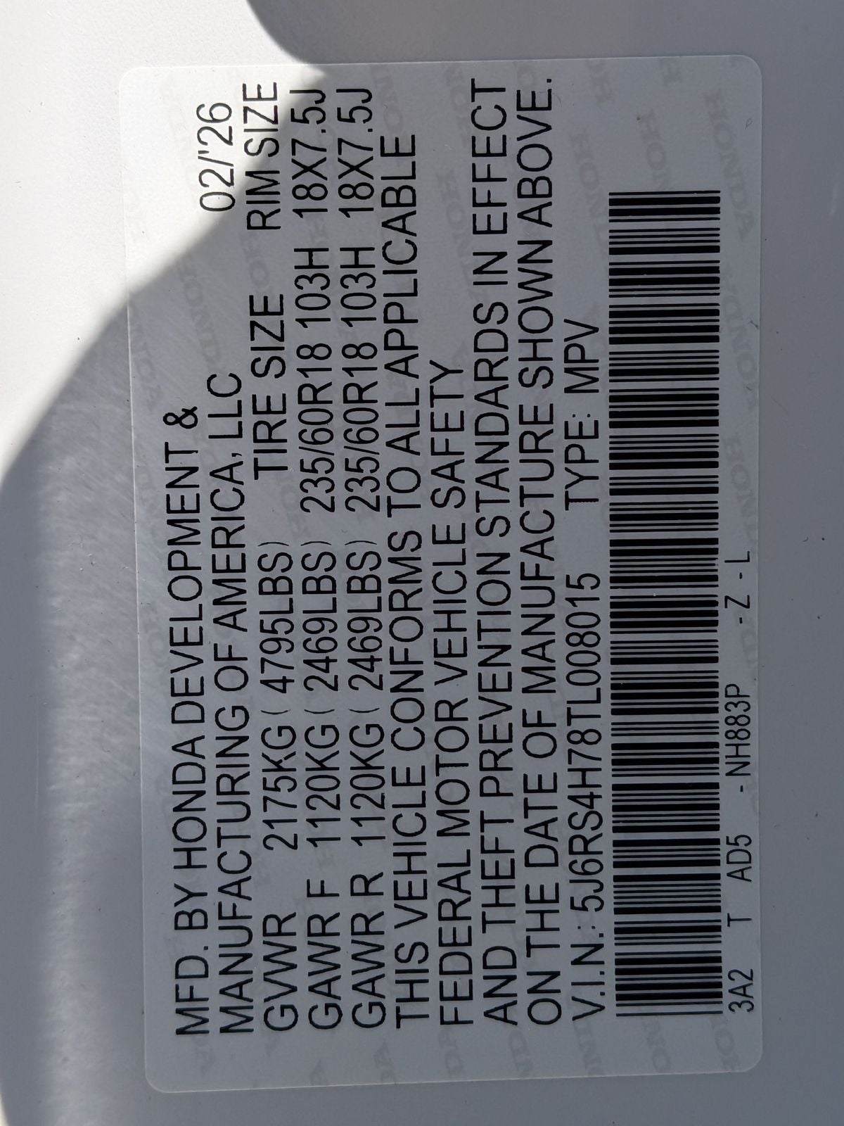 2026 Honda CR-V EX-L