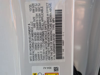 2026 Honda CR-V Hybrid Sport-L